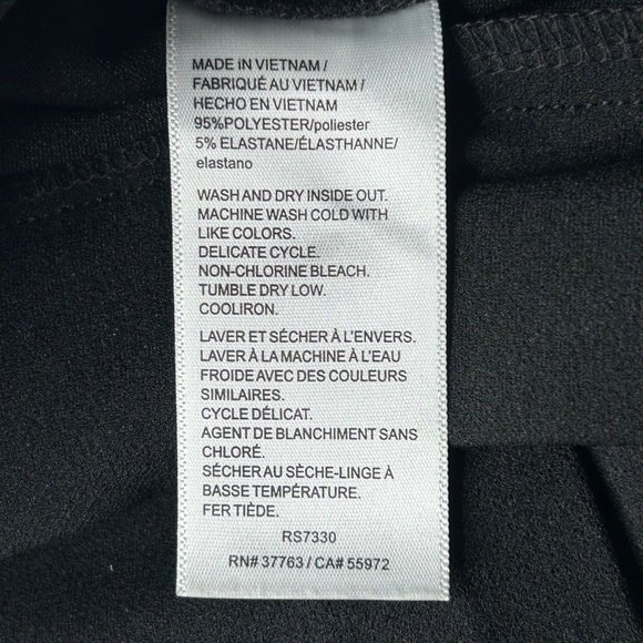 Rafaella Women's Size 12 Pants Trousers High-Waisted Black - Picture 8 of 12